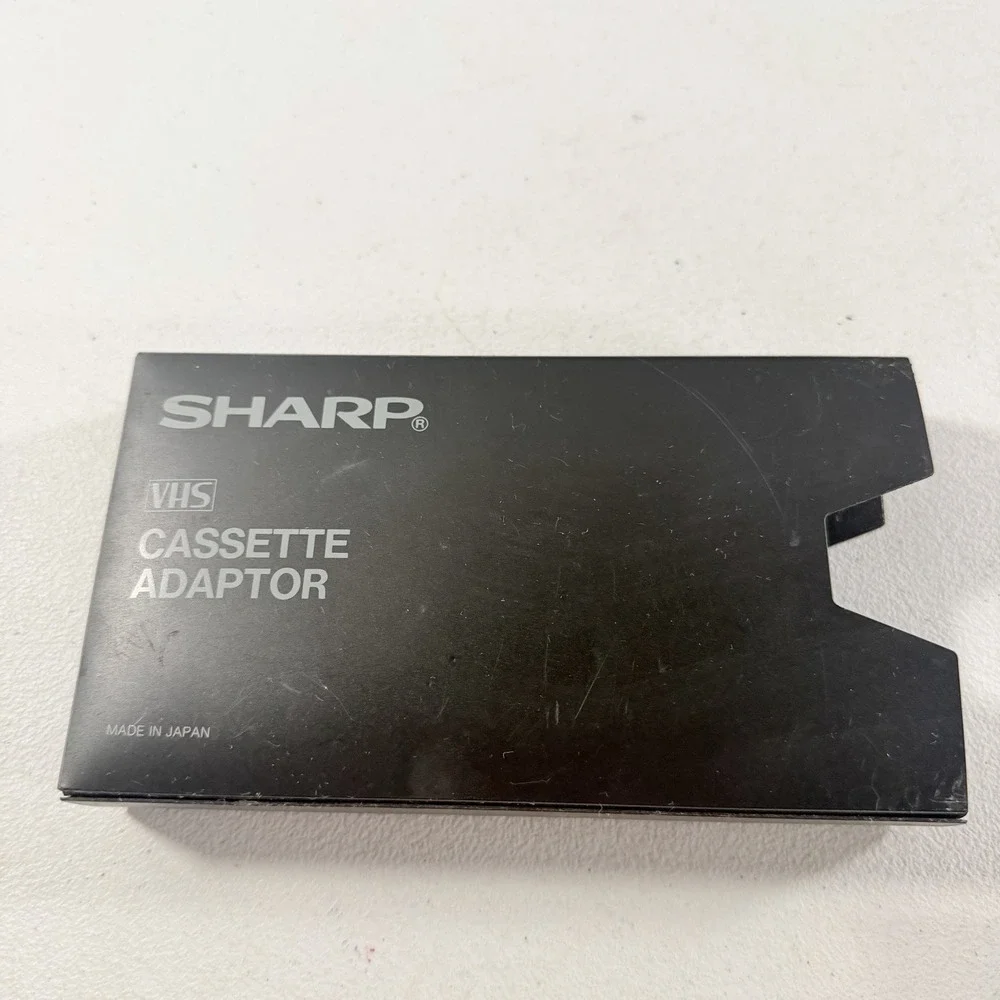 Sharp VHS Camcorder To VHS Cassette Adapter Converter VR-72CA UNTESTED READ
